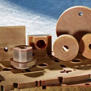 A group of wooden parts sitting on top of a table.